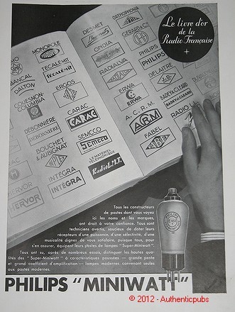 Publicite ancienne 1933 - publicite,