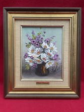 Peinture toile sur panneau