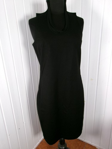 Robe longue noir jersey - , assez