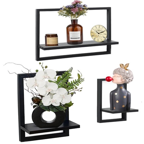 Etagere murale bois flottante - murale,