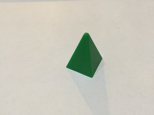 Pion vert numéro pièce - pion,