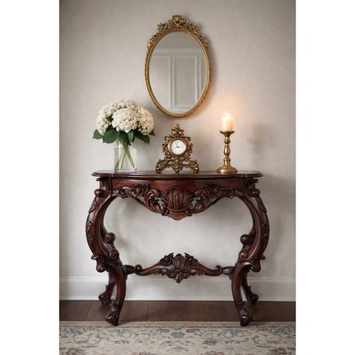 Vintage mahogany carved - vintage,