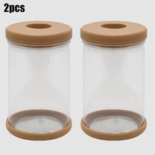 2PCS / Set Transparent Hydroponique Fleur Pot Intérieur Maison Bureau en Plantes
