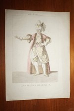 Gravure COULEUR XIX COSTUME