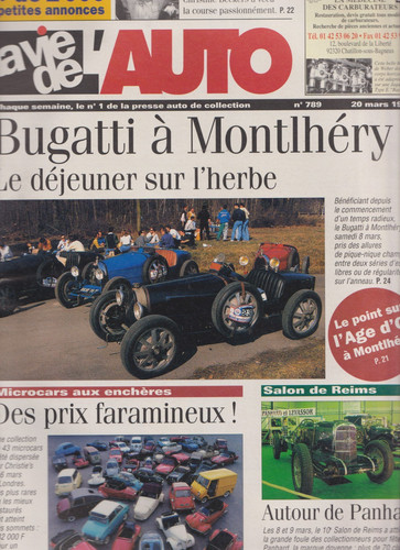 Vie auto n 789 - la, l'auto