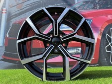 4X R17 Pouce 5X100 VW Faro Style Noir Poli Roues : Pour Bora, Polo