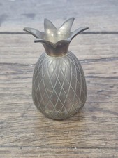 Ancien Vase Ananas En Laiton