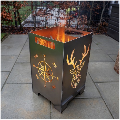 Corbeille feu tonneau - corbeille,