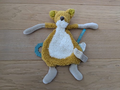 Doudou plat renard voyage - doudou,