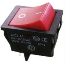 1PCS Kedu HY12-9-4 4-pin 2-position JW01-A1 Power/Rocker Switch Welding Machine