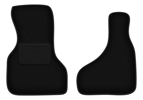 Tapis sol velours noir - velours,