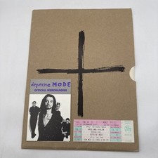 Depeche Mode 1993 Devotional Tour Concert Tour Program book w/ LA Ticket RARE