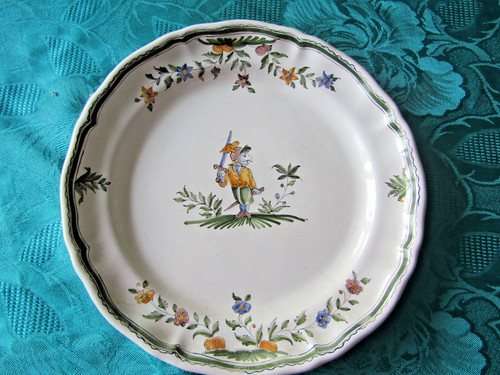 Ancienne assiette faïence - ancienne,
