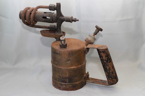 Lampe souder ancienne en - lampe, à