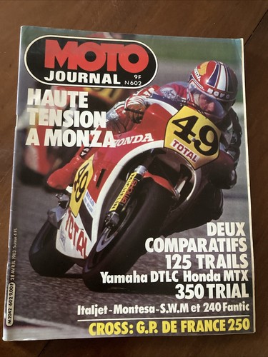 Magazine moto journal 1983 - moto, 602