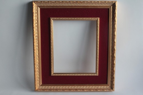 Ancien cadre bois - , sculpté