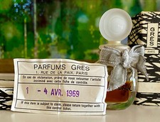 Gres CABOCHARD Parfum 1969 VINTAGE 7.5ml 1/4oz Perfume Box Papers NEVER OPENED