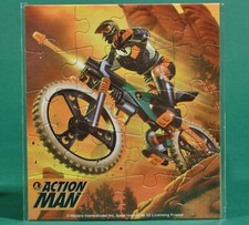 Cadbury Action Man 1999, puzzle 9x10 cm de la moto en sachet scellé