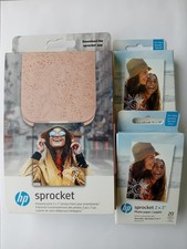 HP Sprocket Rose NEUVE – Imprimante photo portable smartphone + 40 papier inclus