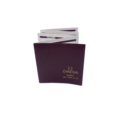 Omega quartz cal 1430 - cal, livret
