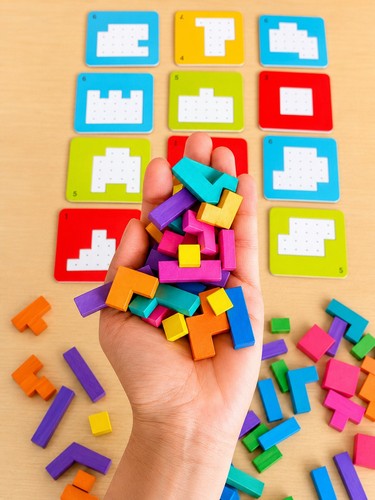 Puzzle éducatif montessori - puzzle,