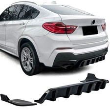 Diffuseur Arrière Avec Éléments En Noir Brillant Pour BMW X4 F26 2014-2018