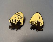 VINTAGE CELLULOID CALIMERO RING 2 pcs 