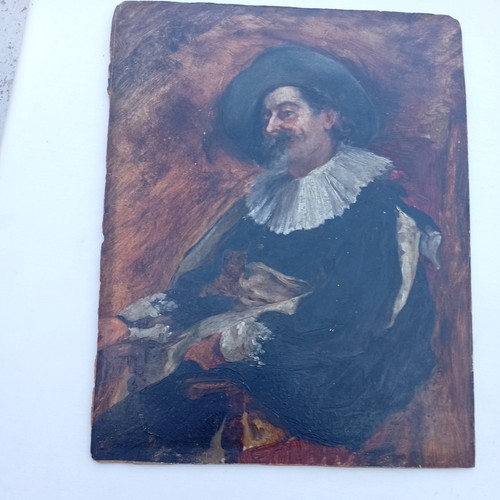 Peinture huile sur panneau - sur,