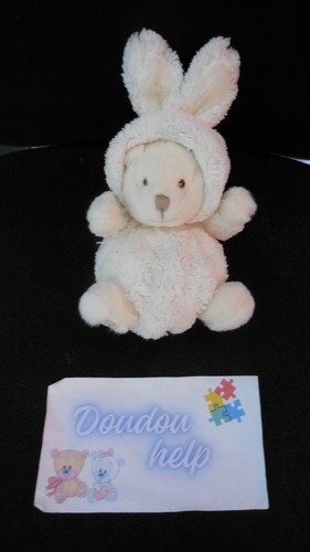 Doudou peluche ours déguisé - doudou,