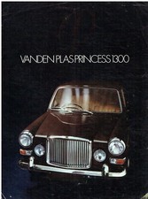 VANDEN PLAS 1300 PRINCESS SALOON ORIGINAL 1970 FACTORY UK SALES BROCHURE