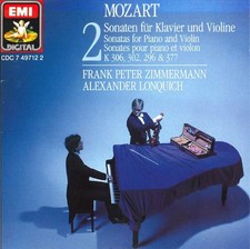 Wolfgang Amadeus Mozart Frank Peter Zimmermann Alexander Lonquich Sonaten Für K
