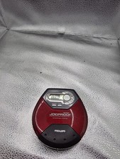 Philips CD Player Jogproof  45 ESP Digital Dynamic Bass Boost Red w Clip