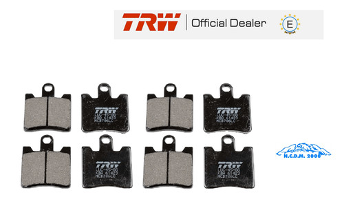 Kit plaquettes frein trw - de,