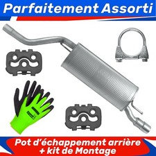 Pot d’échappement arrière