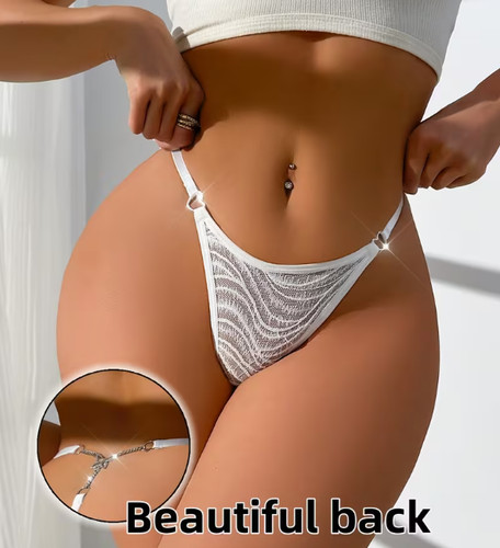 String tanga femme - en, dentelle