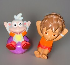 Figurines Babouche Et Diego Pour Jeu De Bain Dora L'exploratrice