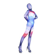 Haut Élastique Zentai Complet Catsuit Galaxy Espace Étoile Cosplay Amusant Chic