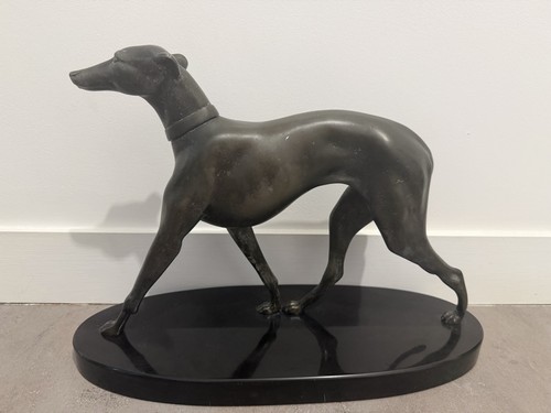 Authentic art deco - art, greyhound