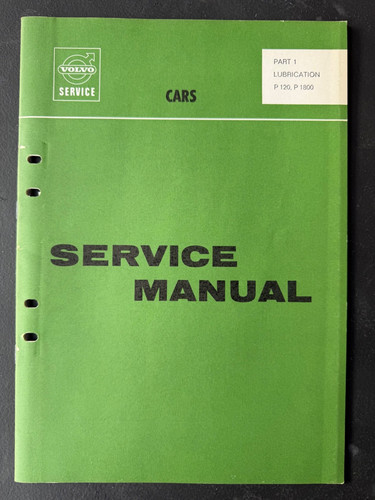 Volvo p1800 p1800s lubrication - p1800s,