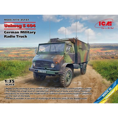Icm 35137 maquette - unimog, s