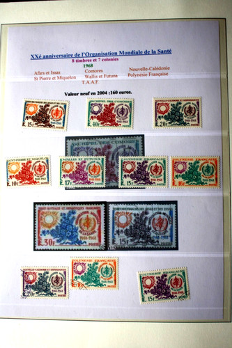 Timbres série anniversaire - série,