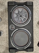 Kicker 12" CompRT Subwoofer Single Loaded Down Firing Enclosure 500W