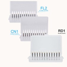 Dental White Stone Porcelain Resin Handpiece Polishing Burs FG Cone/Flame/Round