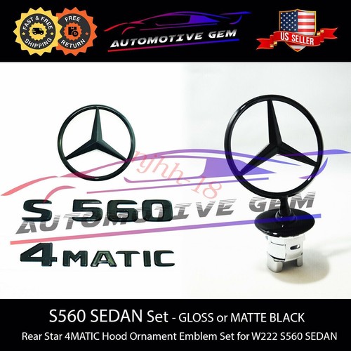 S560 4matic rear star emblem - 4matic,