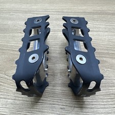 Shimano Deore XT Platform Pedals Black/Silver MTB BMX DH Used Great Condition