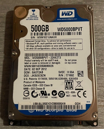 Disque dur 500 - ,, sata