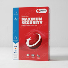 TREND MICRO MAXlMUM SECURITY 2025/2024 for 1-3 Years & 1-10 Devices Global Keys