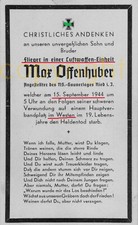 STERBEBILD SOLDAT  ALLEMAND