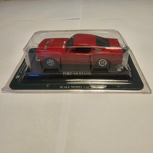 Ford mustang rouge sous - mustang, 1/43