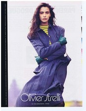 ADVERTISING ADVERTISING 104 1987 OLIVIER STRELLI ready to wear